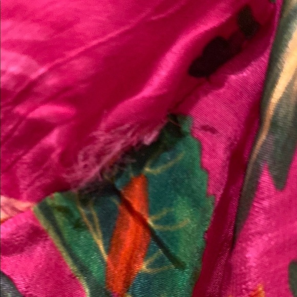 FARM Rio Mixed Flowery Ruffle One Shoulder Midi Dress Size M - Picture 16 of 16